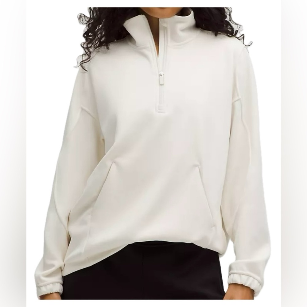 Lululemon Softstreme Half-Zip Long
Colour Light Ivory Medium